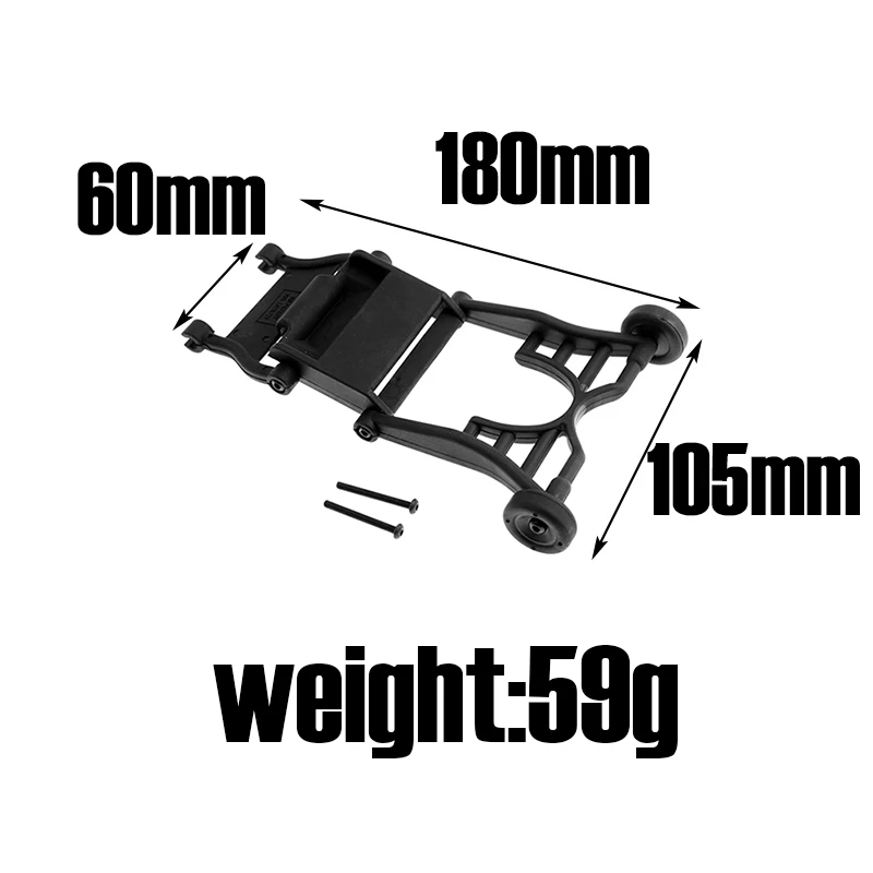 Ensemble de barres de roue 4975 pour Traxxas T-Maxx E-Maxx RC, pièces de rechange en nylon alignées.