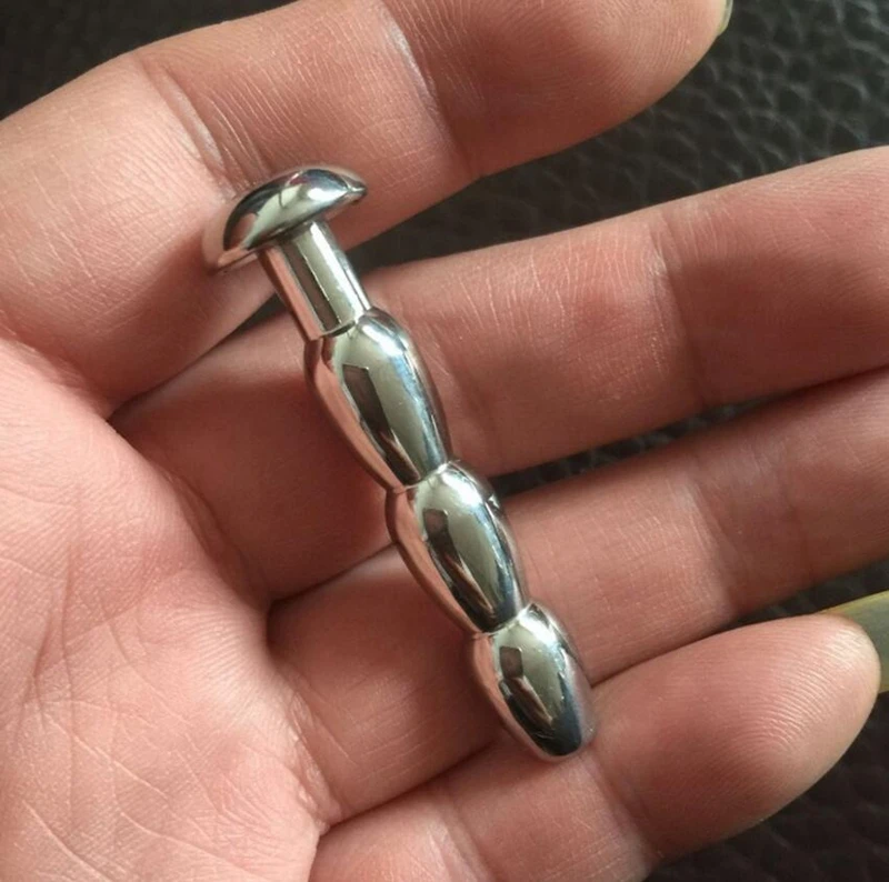 50MM Long Stainless Steel Urethral Sound Dilators Penis Plug Male Masturbator Penis Inserts Chastity Sex Toys sex toys
