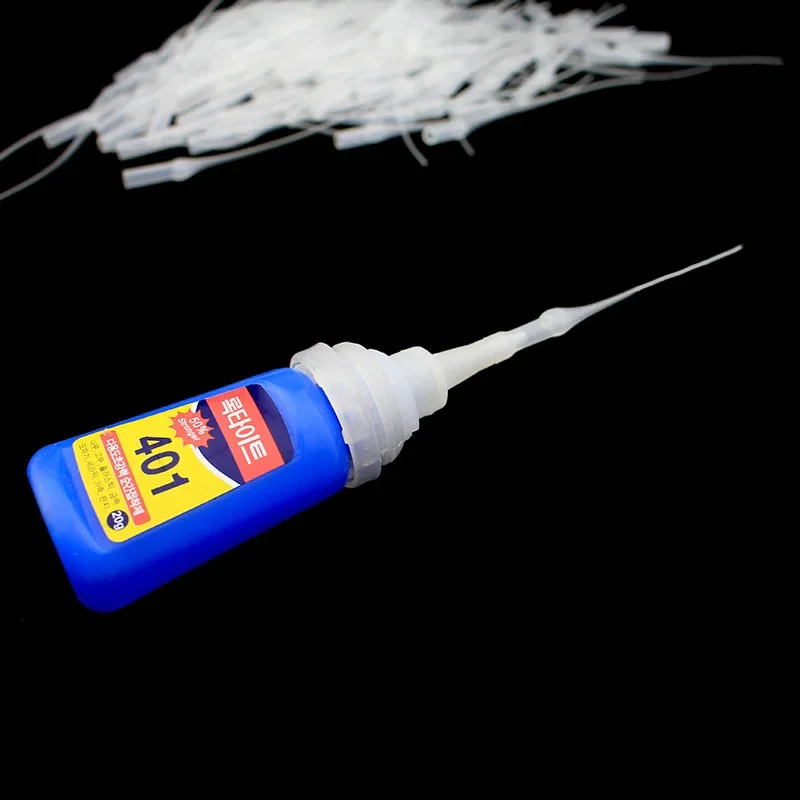 Glue Micro-Tips 50PCS/pack Plastic Glue Bottle Tips Extender Precision Applicator Dropping Tube Nozzle Crafting Lab