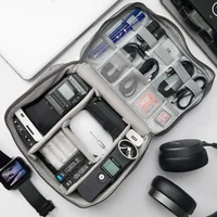Travel Multi-function Cable Winder Charger Organizing Bag Miscellaneous Items Storage Box 2