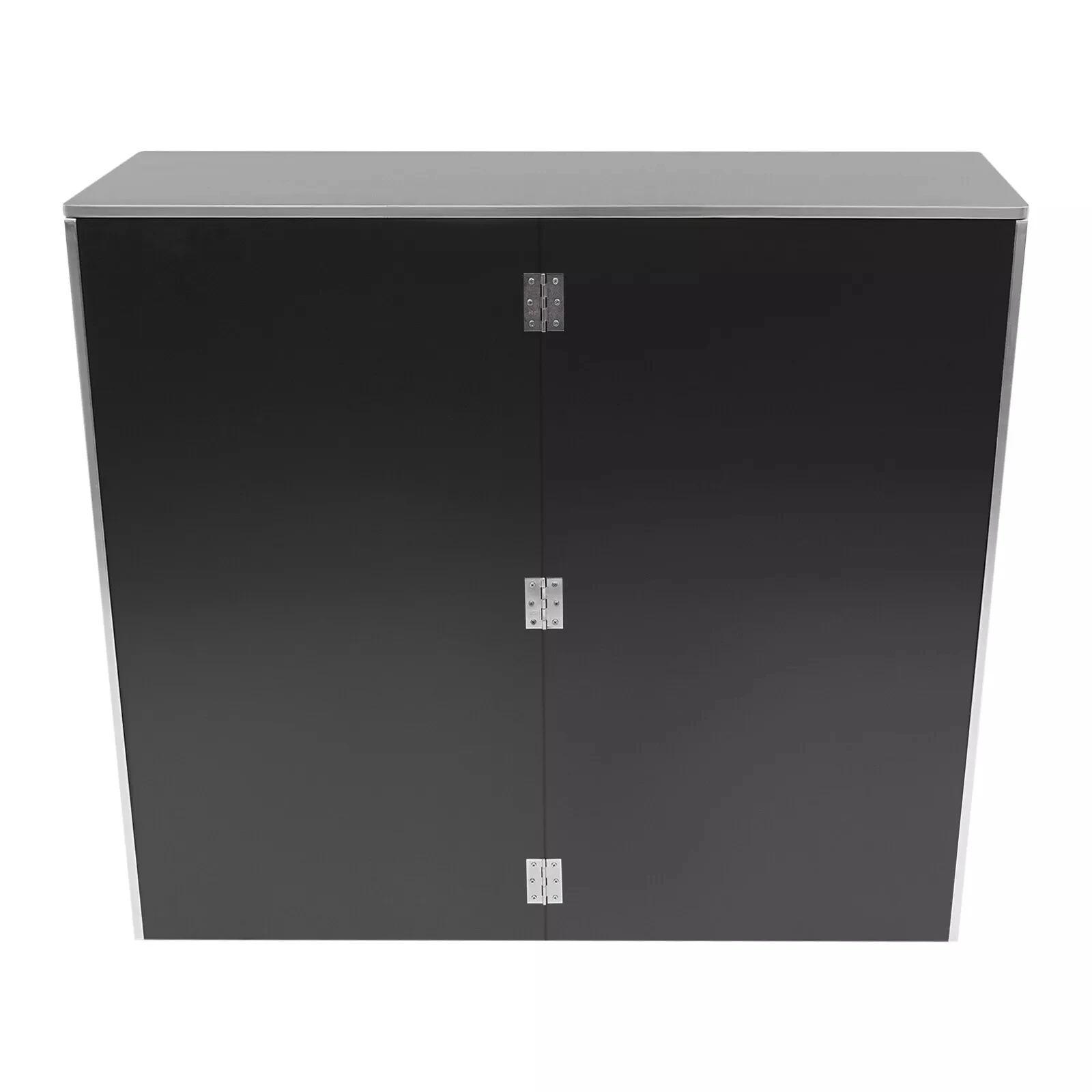 Foldable Portable Bar Cabinet - Rectangular Freestanding Event Bar 4