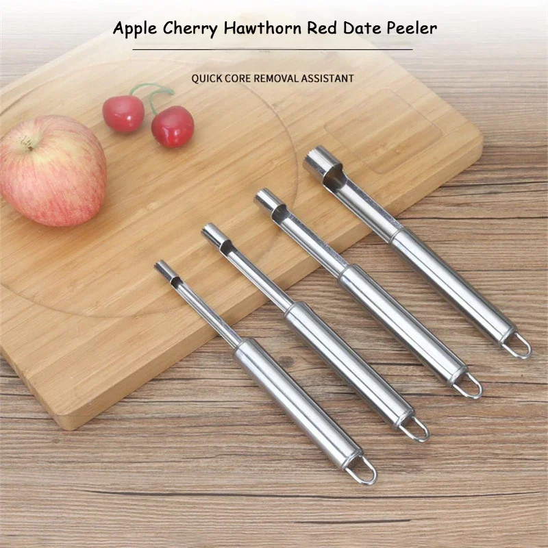 1/4PCS Stainless Steel Apple Corer Fruit Seed Core Remover Pear Apple Corer Seeder Slicer Kitchen Gadget Fruit Vegetable Tool