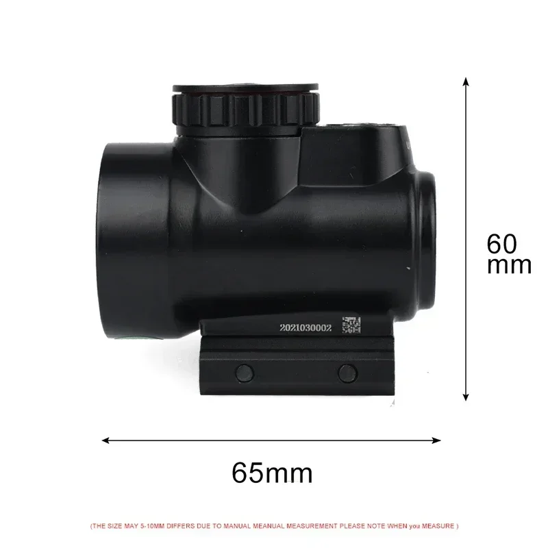 1x25 Red Dot Sight Scope Hunting Riflescope Sniper Gear for Rifle Scope 3 MOA 20000 Hour Runtime 223 AR15 11/20mm Rail Mount