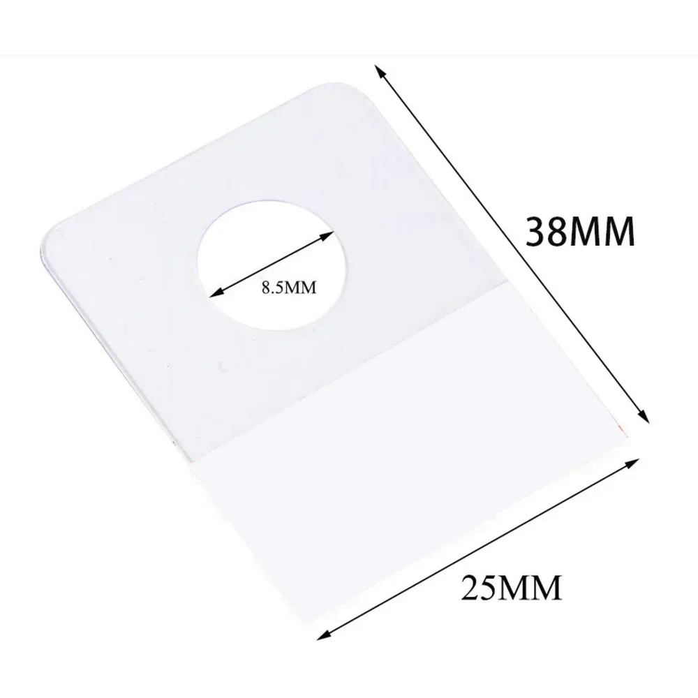 Offer Plastic Special Pvc Pet Hang Hanging Tab Hooks On Merchandise Package Bag Hangers Peghooks Display Self Adhesive 500pcs