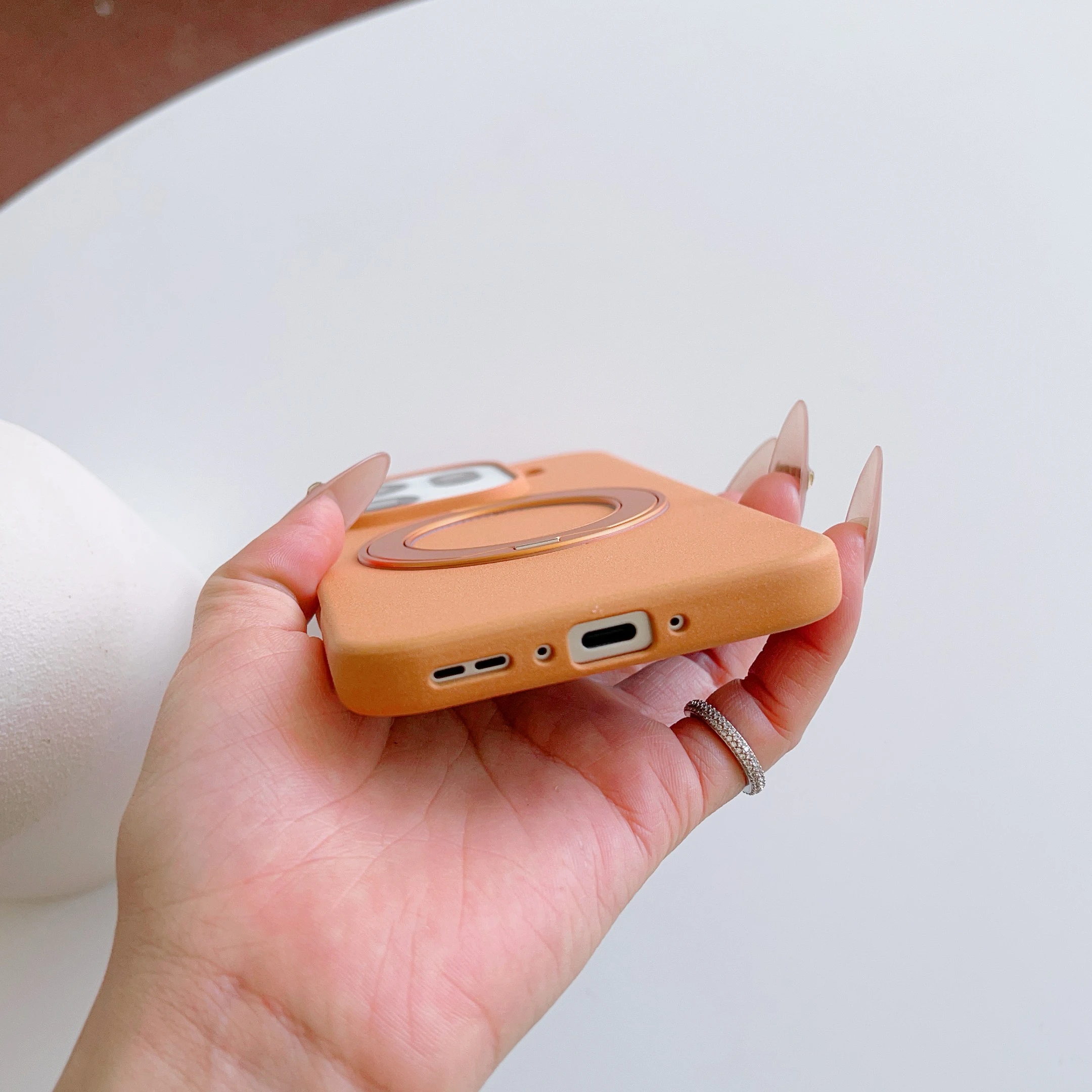 Stylish Colorful Magnetic Rotating Stand Shockproof Bumper Case