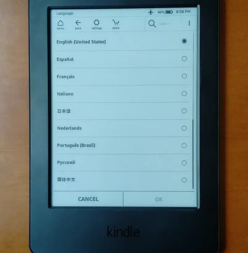 Without Backlight 6 inch Ink Screen Kindle 8 th Kindle 6 th