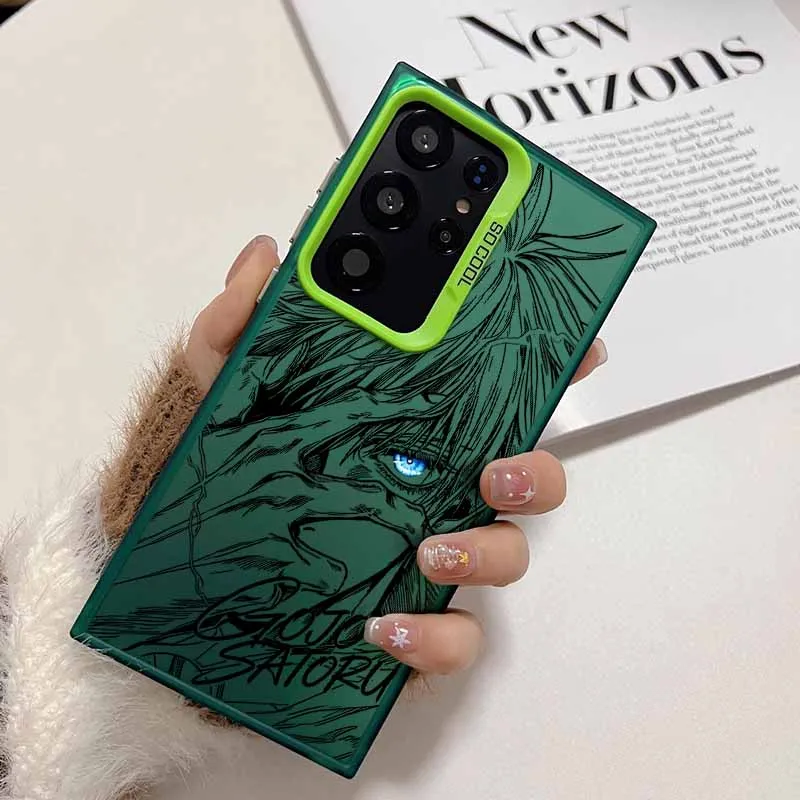 Gojo Satoru Signature Colorful Phone Case Cover