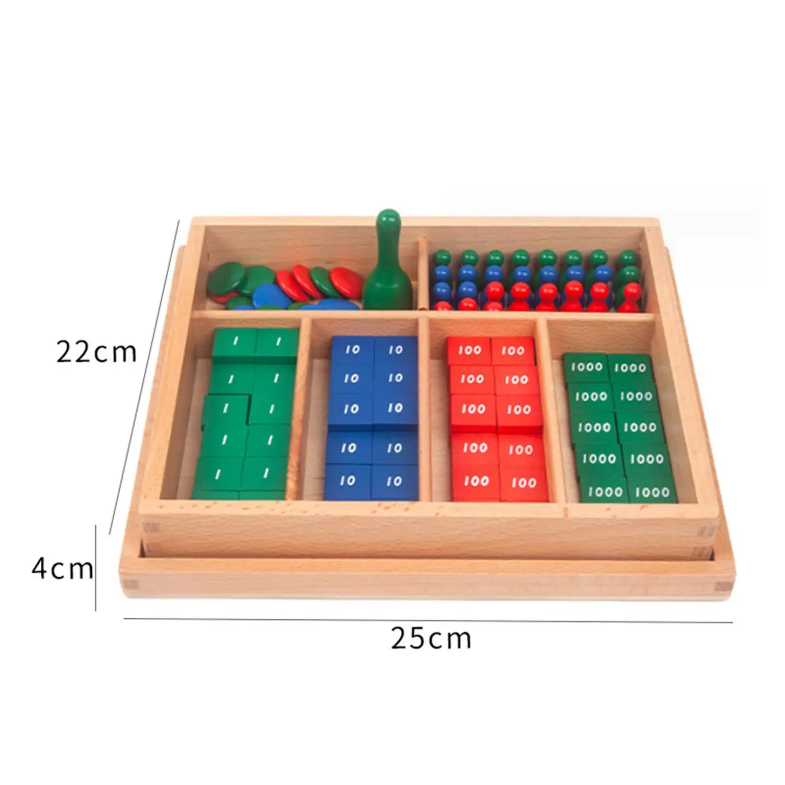 Montessori Stamp Game School Classical Preschool Children Baby Boys Girls Maths Toys Math Material Kids Early Development 6