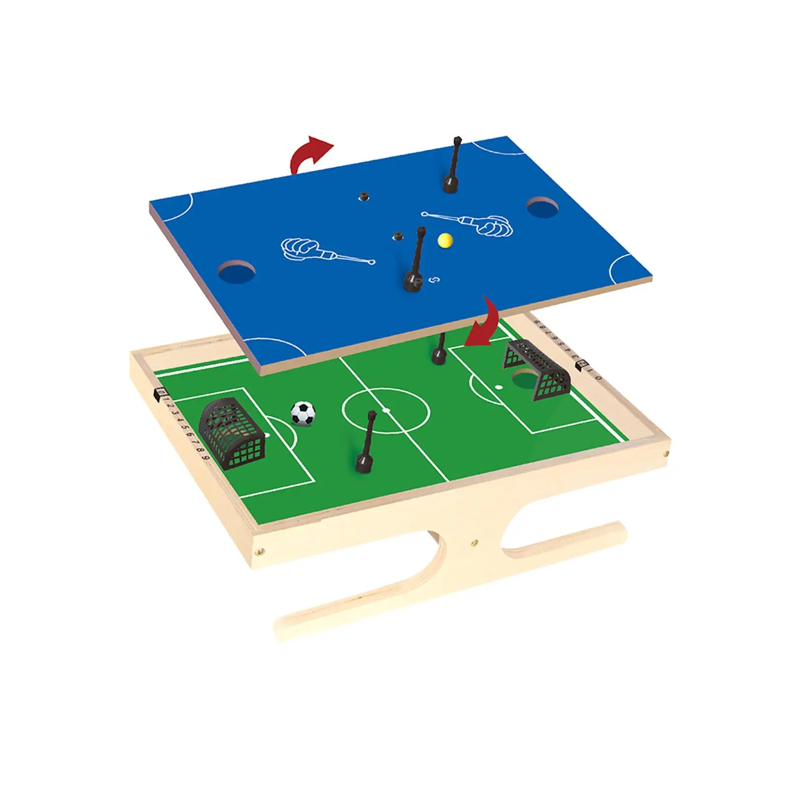Magnetic Ball Tabletop Board Game Portable for Indoor Game Mini Table Soccer for Children Entertainment Kids Adults Family