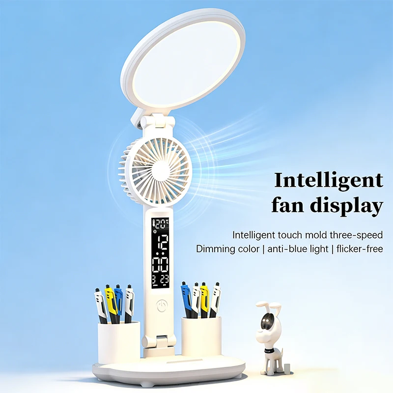 LED Clock Desk Lamp Image 14