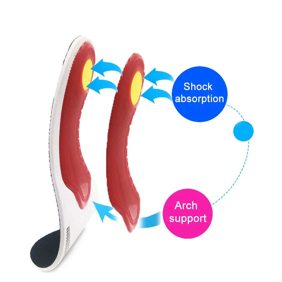 Premium Orthotic High Arch Support Insoles Gel Pad 3D Arch Support Flat Feet For Women / Men orthopedic Foot pain shoe insoles,orthopedic insoles