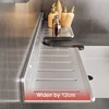 bathroom shelf aluminum bathroom rack toilet storage rack toilet kitchen shelf hang on the wall punch-free rack 1