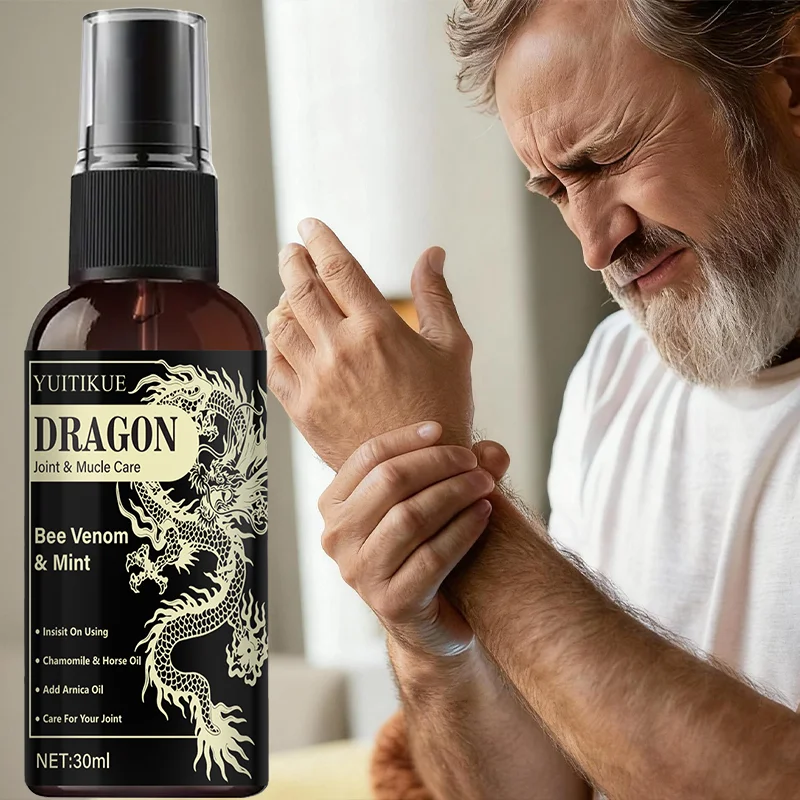 Dragon joint and muscle care   Bee venom and mint, consistent use, chamomile and horse oil with added calendula oil, joint care