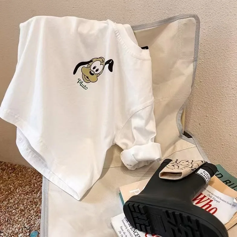 T shirt babies girl boy mickey bottoming long sleeved tee kid toddler infant 9months to 6years old spring cotton top