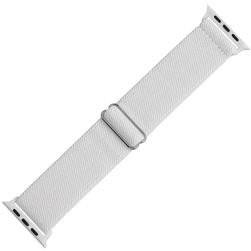 حزام نايلون لساعة ابل باند ، قابل للتعديل ، مرن ،...