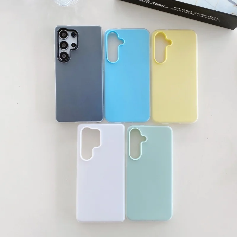 Candy Color Matte Jelly Hard Phone Case - Vibrant and Stylish Protection Cover