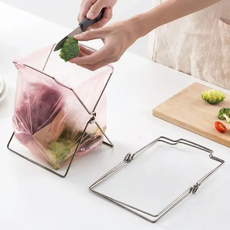 Foldable Trash Bag Rack 4