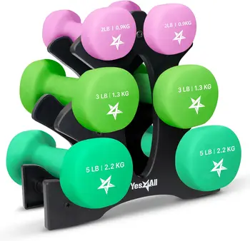 Coated Dumbbell Hand Weight Set 1