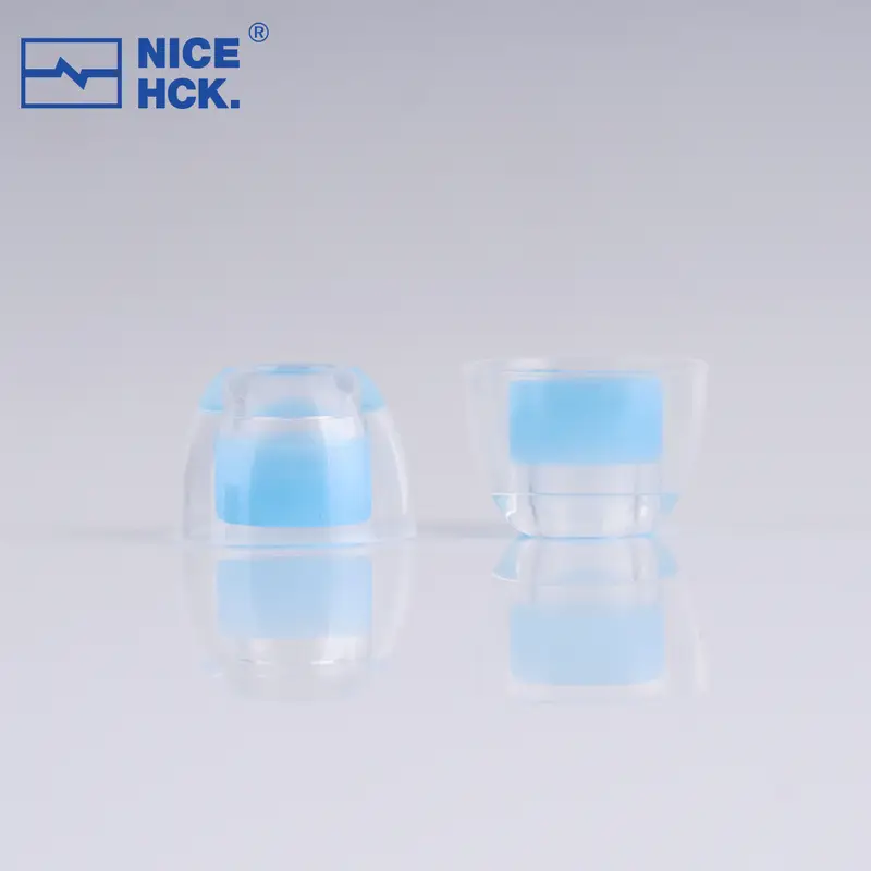 NICEHCK C04 Liquid Silicone Ear Tips Flexible Noise Isolating Ear Caps Skin-friendly Reusable Eartips for Explorer 4U NX8 Cantor - Image 2