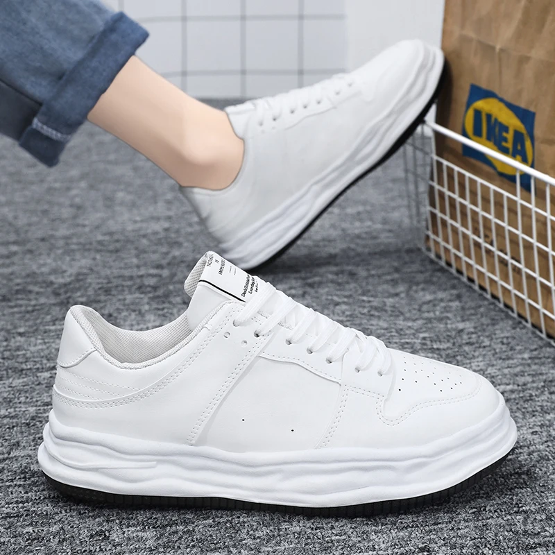 New Male Tennis Shoes Sneakers Men Comfortable Pu Gym Sport Shoes Outdoor Adult Breathable Footwear Running Brand Top