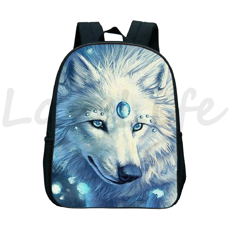 

kid 3D Howling Wolf Kindergarten Backpack Boys Girls School bag Children Daily Rucksack Baby Toddler Bookbag Waterproof Mochilas