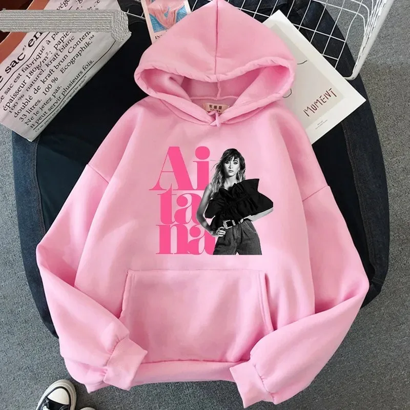 Men and women Aitana Ocana big sweater, loose sweater, music singer, merch clothing, fashion Y2K, autumn 2024