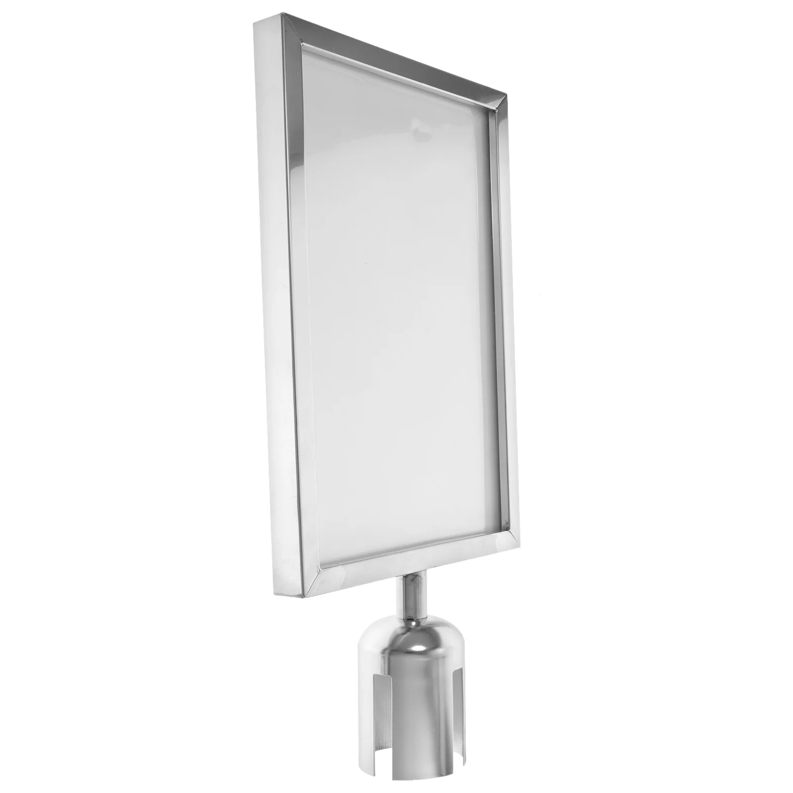 

Ограждение для очереди держатель знака металлическая Вертикальная рамка для портрета с крышкой плакаты