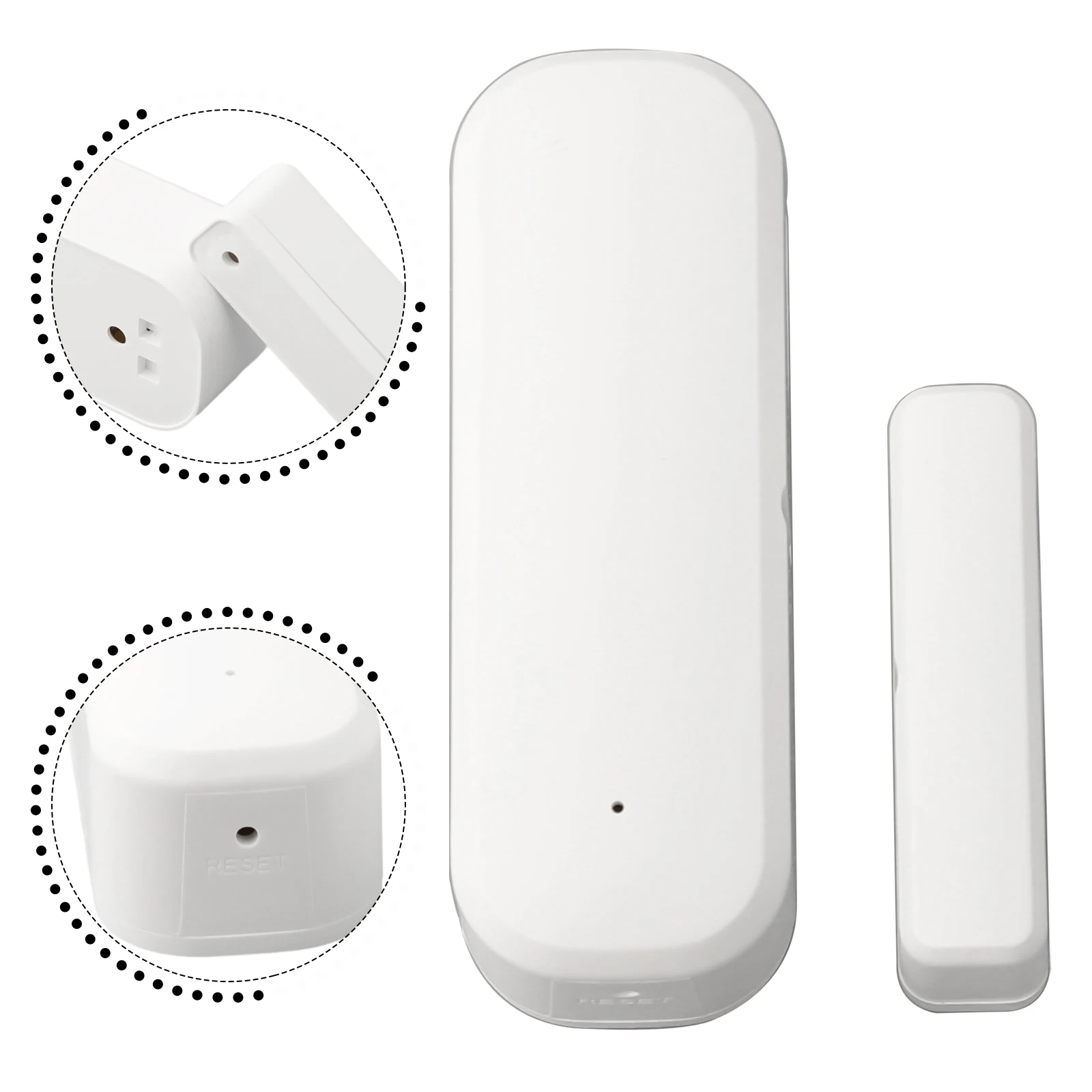 

Датчик двери Tuya с Wi-Fi/для Zigbee, сенсор для окон, магнитный детектор умного дома, сигнализации, приложение Smart Life, датчик окон с Wi-Fi
