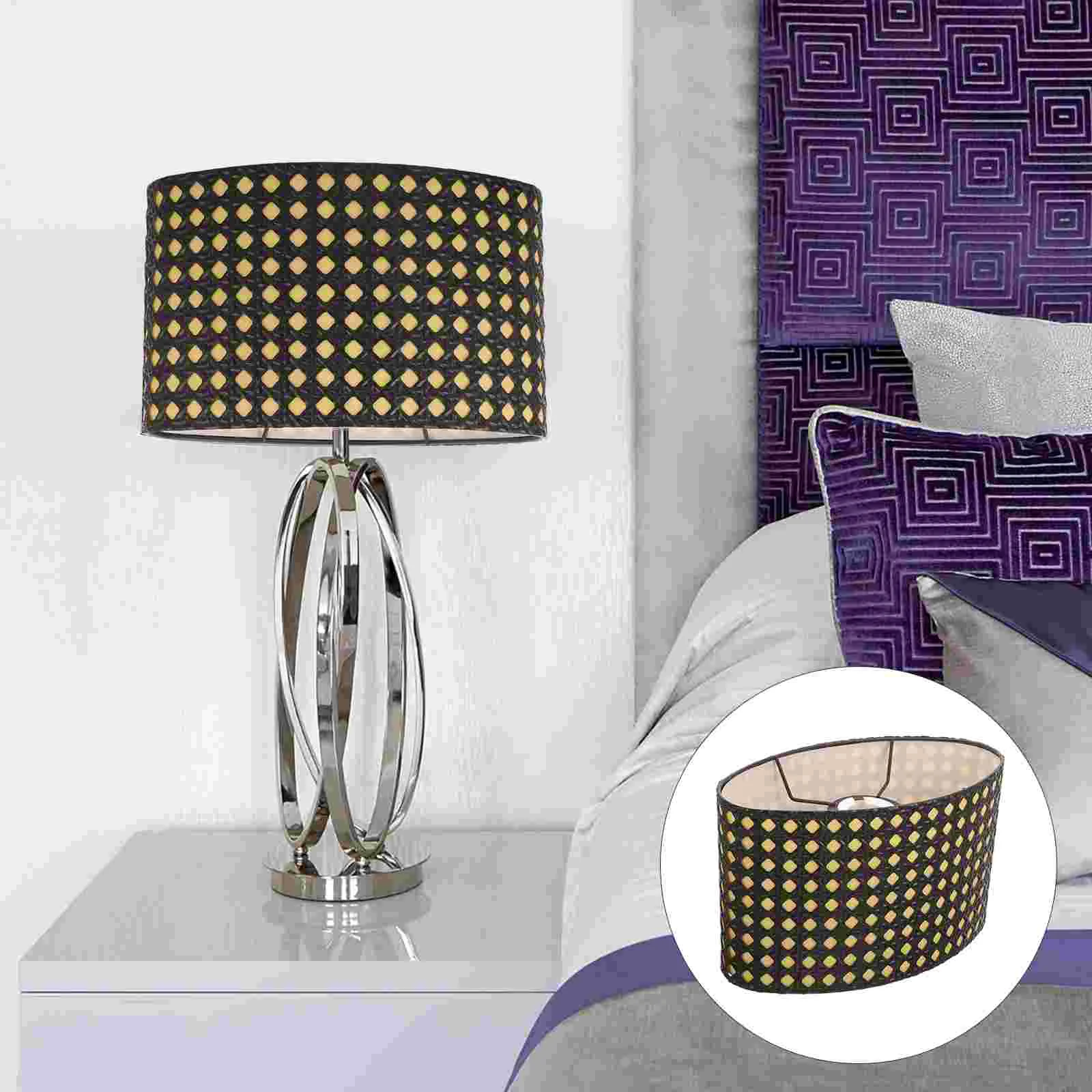 

Lamp Shade Cover Metal Shades Light for Table Replacement Lampshades Floor Small