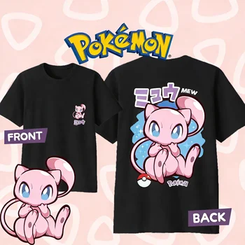 Unisex Pokemon Graphic T-shirt Man Women Short Sleeve Tee Oversized Casual Tops Y2k 2026 Summer Fashion Round Neck streetwear 1