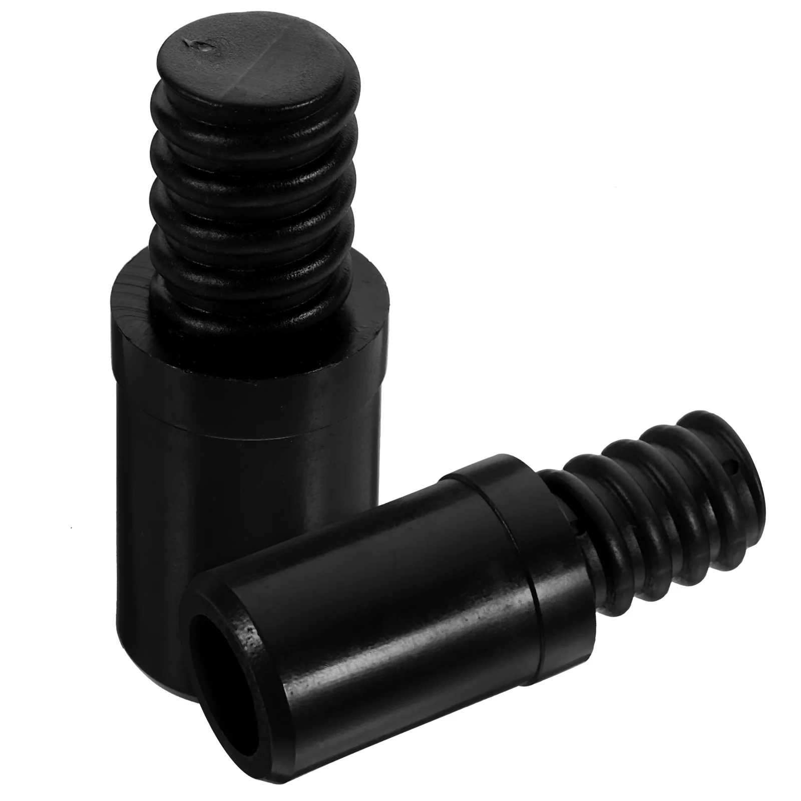 

2 Pcs Broomstick Mop Head Threaded Handle Tips Push Repair Kit Adapter for Poles Replacement Extension