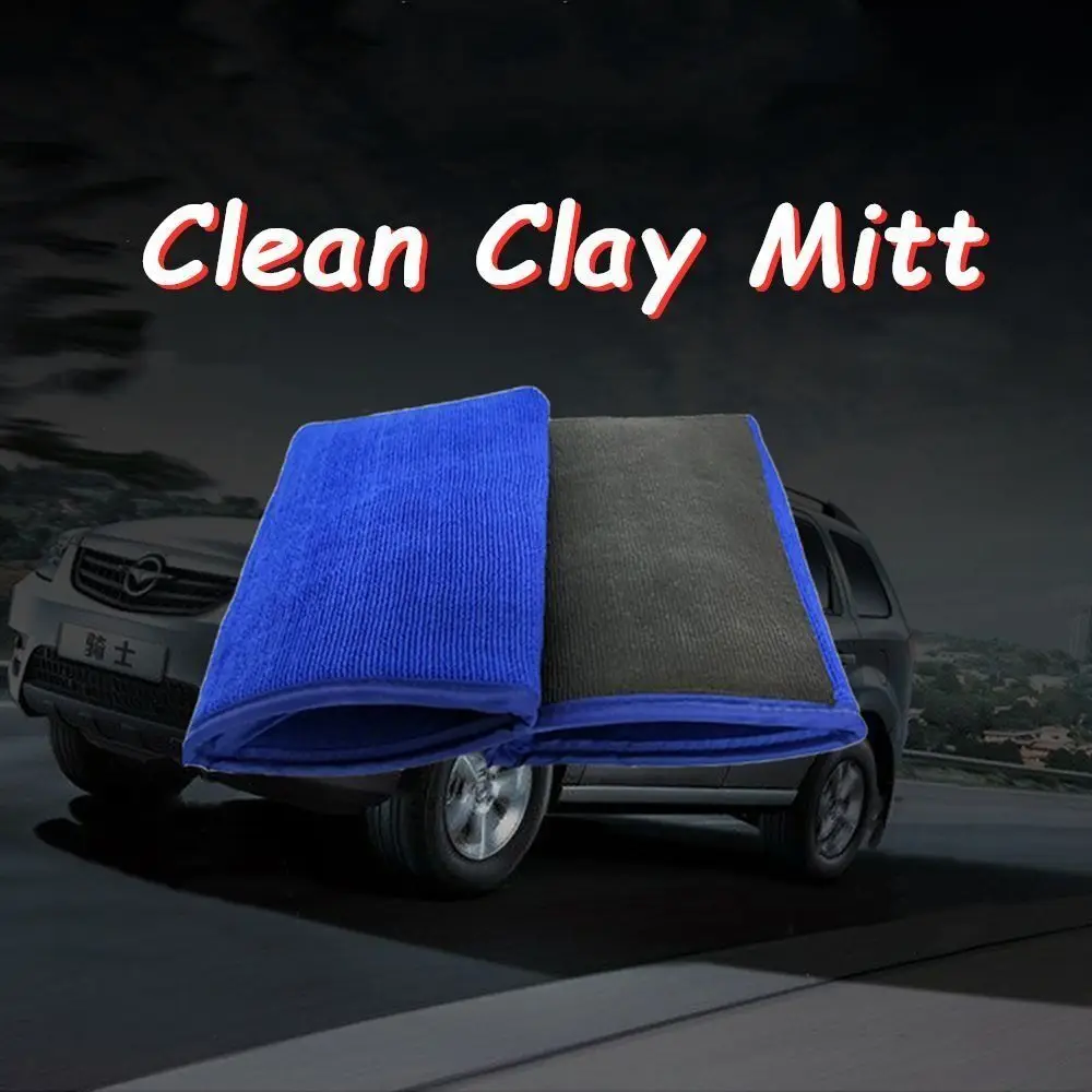Car cleaning gloves microfiber car mitt microfiber cleaning gloves microfiber washing gloves microfiber gloves microfiber car towels Car wash magic clay bar mitt car clay cloth auto care cleaning towel microfiber sponge pad mitt wash glove