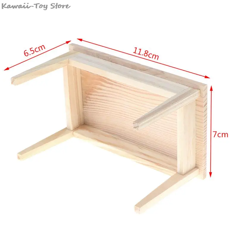 1/12 Mini Dining Table Furniture Model Toys For Doll House Decoration 1/12 Dollhouse Miniature Accessories
