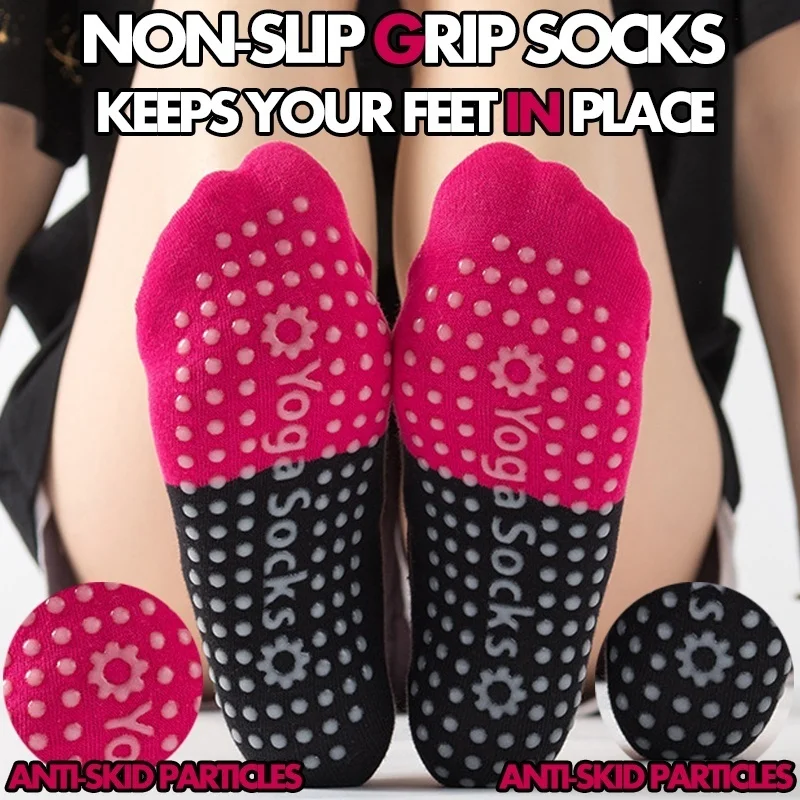 Women High Quality Bandage Yoga Socks Anti-Slip Quick-Dry Damping Pilates Ballet Socks For Men Women Cartoon cat print Socks 2 S0abc1c19407c43f18217e06768184447v