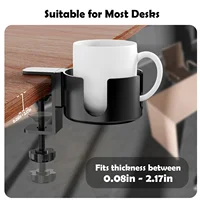 Desk Cup Holder , Universal Adjustable Upgraded Arm Clamp Stand for Coffee Mugs, Water Bottles 4