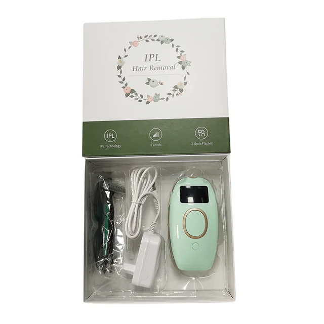 990000 Flashes Laser Hair Removal Epilator For Women Household Mini Electric Depilador a Laser Multifunction IPL Laser Epilator Mint(Box)