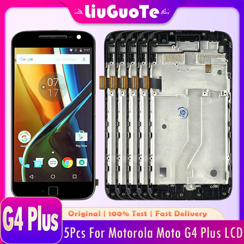 Сменный сенсорный ЖК-дисплей для Motorola Moto G4 Plus XT1644 XT1642 5 шт. |