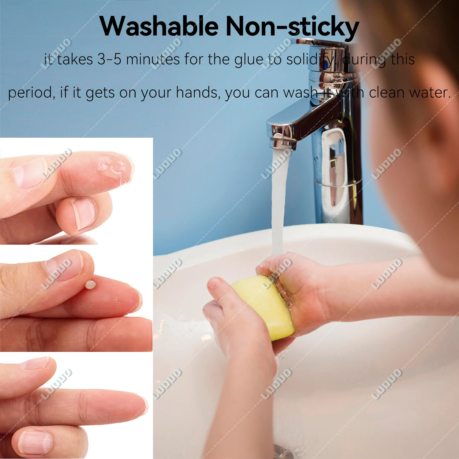 Craft Glue for Plastic Non-woven Cloth DIY Doll Strong Hold Adhesive Ideal for Paper Crafting Scrapbooking and Card Making 3