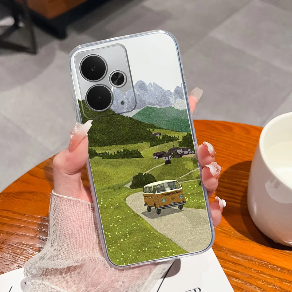 Funny Creative Transparent Phone Case - Soft TPU Silicone Lightweight Durable Shell