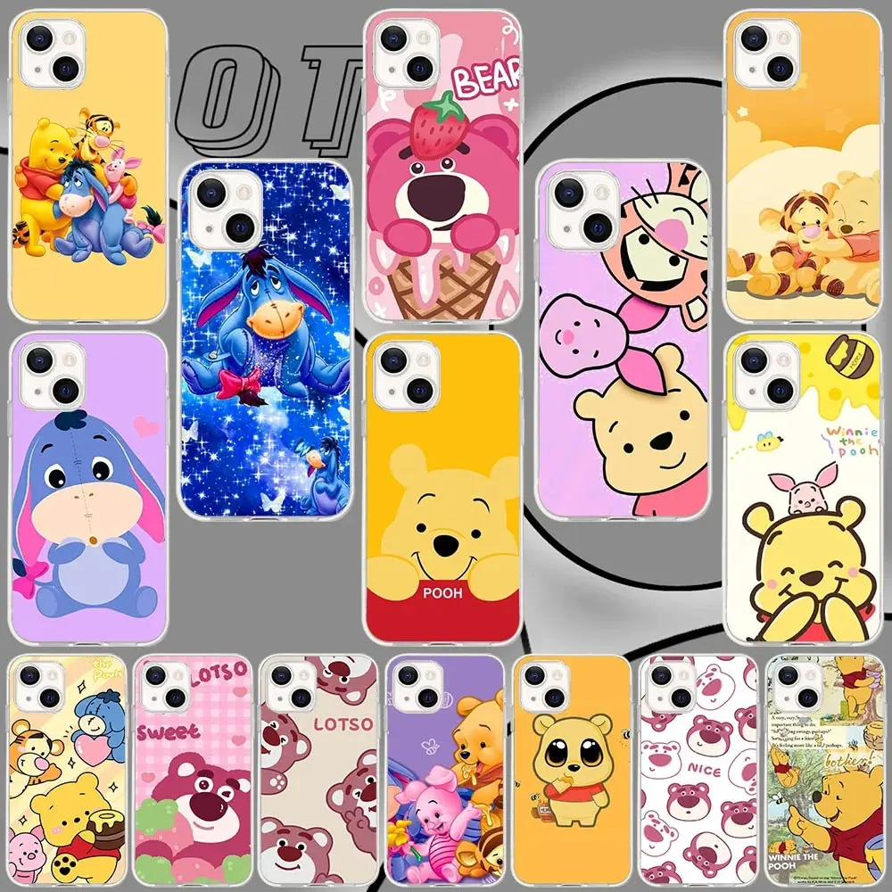 Sw-81 Custodia In Silicone Winnie Strawberry Bear Per Realme C15 C17 C11 C12 C25 9 10 Narzo 50 50A Prime Pro Plus