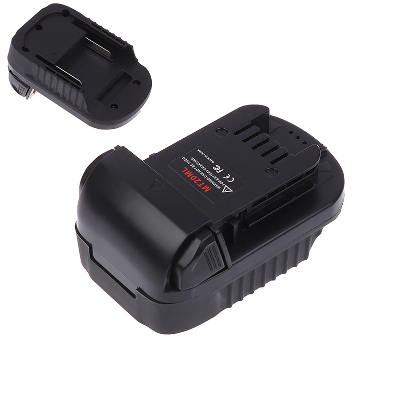1 Piece For Makita 18V Li-ion Battery BL1830 BL1860 BL1815 Convert To For Milwaukee 18V Lithium Battery MT20ML Adapter