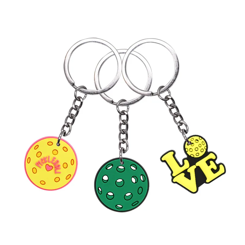 Pickleball Keychains Charm Set 3