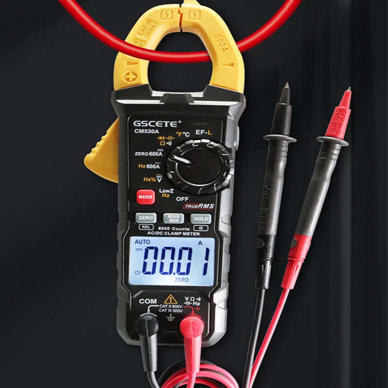 Professional Clamp Meter - MS2203 3-Phase Digital Multimeter Power Factor Clamp Meter Digital Clamp Meter 1000A Professional AC&frasl;DC Clamp Meter | MajorTech