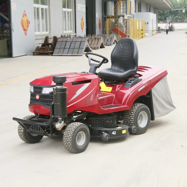 Hot Selling Ride On Lawn Mower With Electric Start For Grass Cutting 42 Inch Ride On Turn Lawn Mower 5