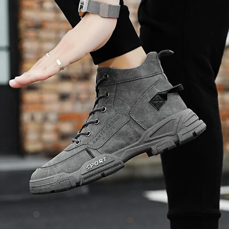 High-level High top Sneakers For Men Running New 2022 White Sports Shoes Summer Cheap Man Sport Tenis |