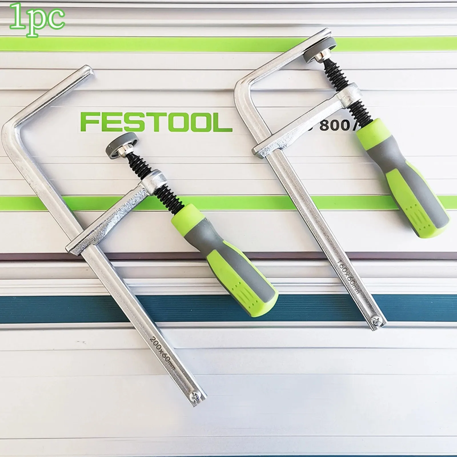 Guide Rail Morsetti Per La Lavorazione Del Legno 1 Pz 120/300Mm Con Manico In Plastica Braccio Ad Azione A Vite Per La Lavorazione Del Legno Mft Table