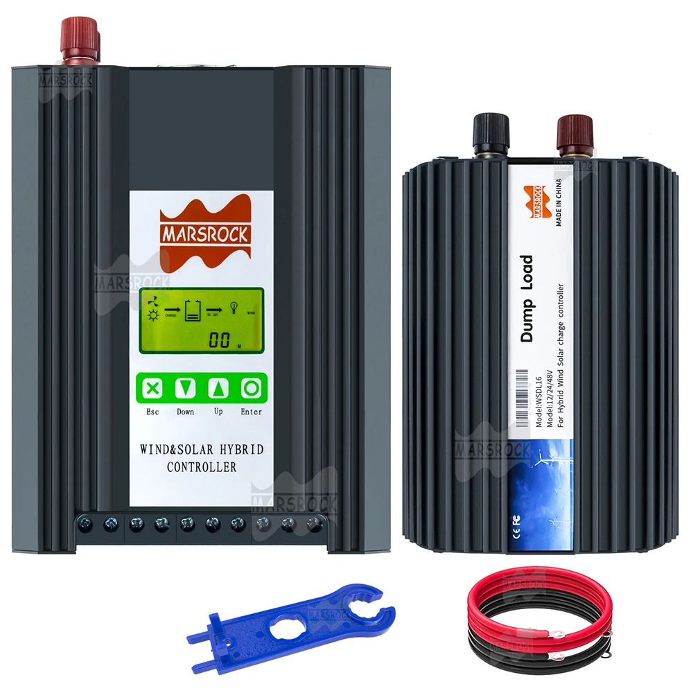 Controller Ibrido Solare Eolico 900 W12V Con Mppt Solar 500W Wind 400W Migliore Dissipazione Del Calore Per Il Sistema Di Monitoraggio Dell'Illuminazi