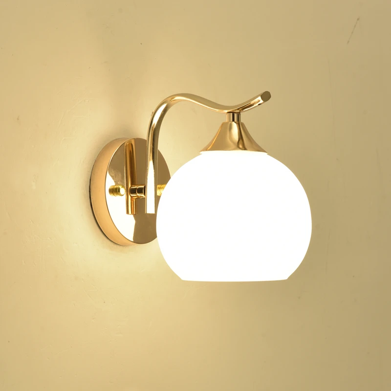 Modern Glass Home Stairs Loft Wall Light Room Lights Decor Wall Lamps for Bedroom Living Room Decoration LED Lights