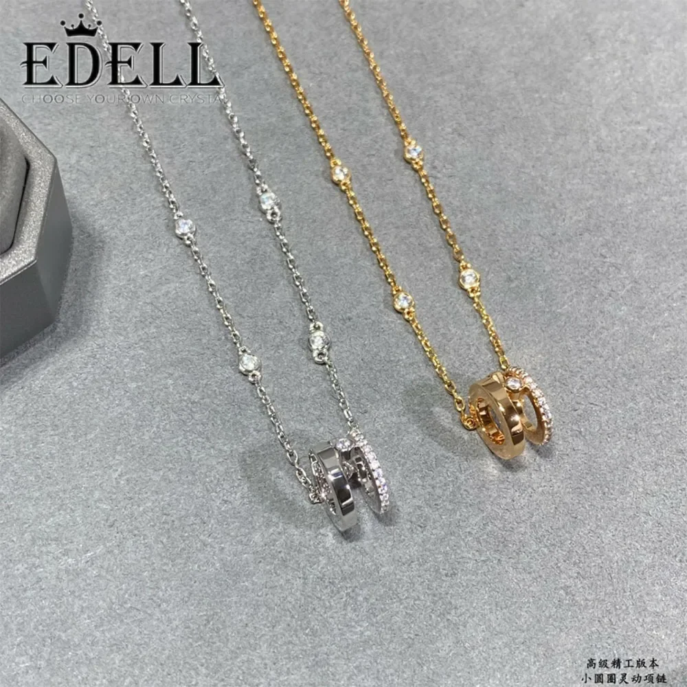 

EDELL модное ожерелье с маленькими кольцами, юбилей, помолвка, подарок, искусство, свадьба, красочное и выдающееся классическое
