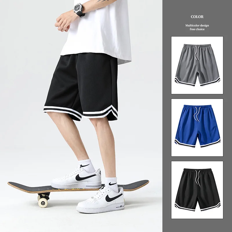 2023 New Summer Men's Shorts Thin Boys' Capris Good Quality Trendy Pants Casual Pants Basketball Pants Breathable 2